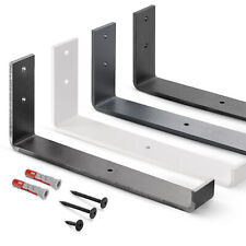 Holzbrink Support pour Étagère Coin D'Étagère Industriestahl Fixation Console
