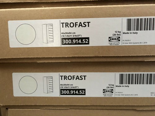 Ikea trofast frame - only,, white