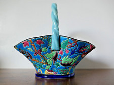 Emaux de Longwy Panier ancien art déco