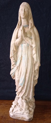 Ancienne vierge plâtre 5 - ancienne, 26,5