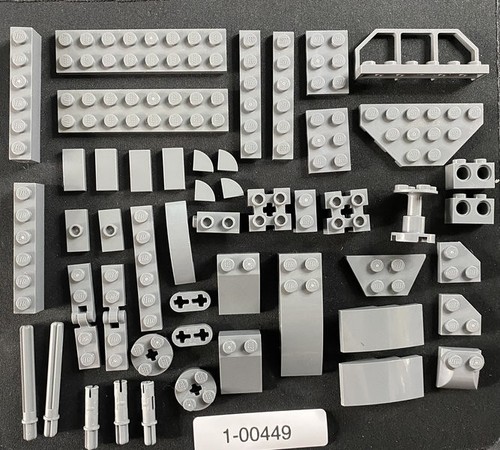 Lot pièce lego gris foncé - lot,