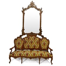 Banquette style Louis XV