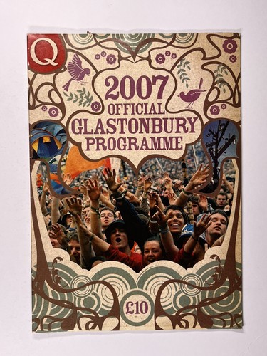 Glastonbury festival programme - glastonbury,