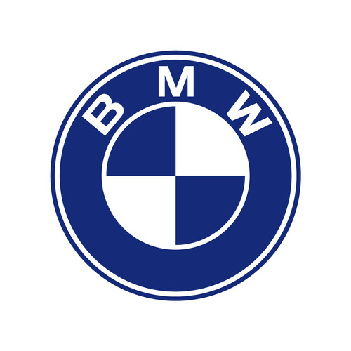 Bmw logo multicolor die cut - bmw,