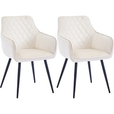 Lot de 2 chaises de salle à