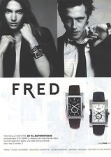 PUBLICITE ADVERTISING  2006   FRED  la nouvelle montre 36xl automatique