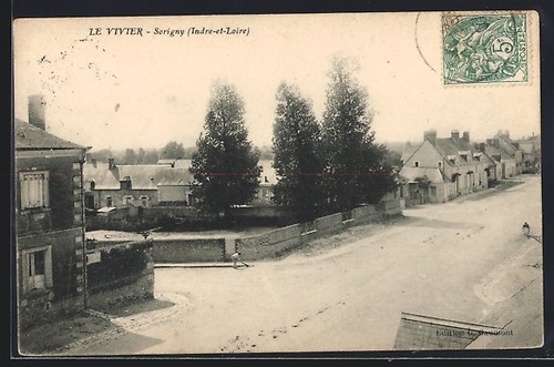 Cpa sorigny vivier - sorigny,, 1907