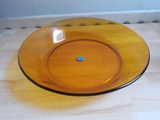 Plat creux vintage  ambré DURALEX neuf