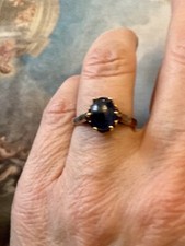 Véritable saphir bleu - bleu,
