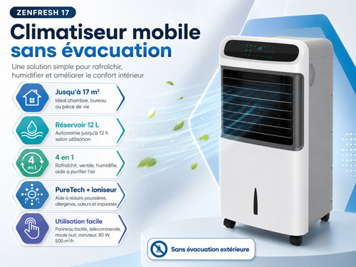 Climatiseur sans evacuation - climatiseur,