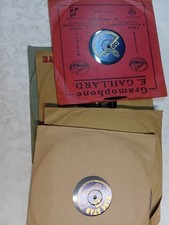 ---Titre :Lot 5 disques 78 tours anciens – Pathé, Gramophone, Blue Star,...