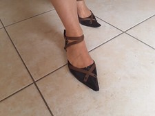 Chaussures femme Stéphane Gontard 37 37,5 marron noir état neuf made in France