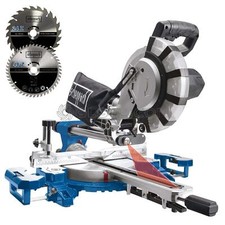 SCIE À ONGLETS RADIALE 2000W Ø210mm COUPE BOIS SCHEPPACH HM216SPX LASER