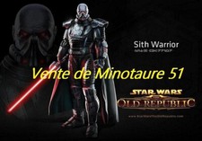 Star Wars -  Dark Vador sans casque "old républic"  plastifiée