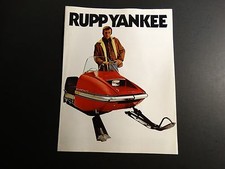 1973 RUPP YANKEE SNOWMOBILE SALES BROCHURE 8 1/2" x 11"  4 PAGES  (656)