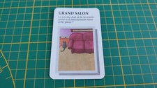 Carte Grand salon pièce détachée jeu de société Super Cluedo Parker #B43