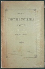 HISTOIRE NATURELLE Autun /