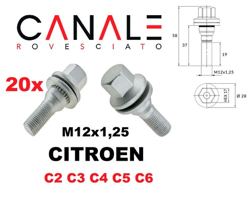 Boulons citroen c4 - boulons, c3