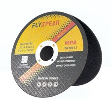 Disques A Tronçonner pour l’ Acier Et Acier Inox125x1,2mm - Lot De 25 Pièces