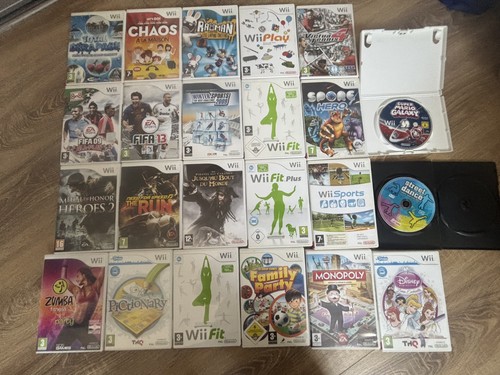 Lot jeux wii ceinture - +, et
