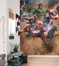Hulk Enfants Chambre Papier Peint Mural 198x279cm Photomurale Marvel Avengers