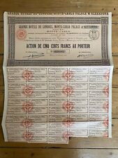 Grands Hotels de Londres, Monte-Carlo Palace & Alexandra (SAHLMA) (N)