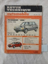 RTA - PEUGEOT 205 Depuis 1988 -GL-GR-SR-GT-XE-XL-XR-XT-XS-CT-CJ - N°490 4/1988