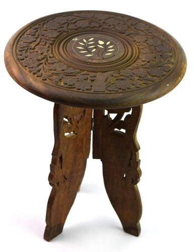 Table ronde pliante - table, en