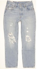 Levi's 501  Femme Bleu Straight Regular  Jeans W25 L26 (104672)