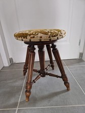 Ancien tabouret vis tripode - ancien,