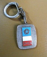 Ancien porte cle métal Automobile SIMCA CHRYSLER Garage Cassiot TOURNUS..