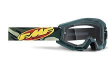 Masque cross FMF POWERCORE by 100% vert camo écran anti-buée tear-off MX Enduro