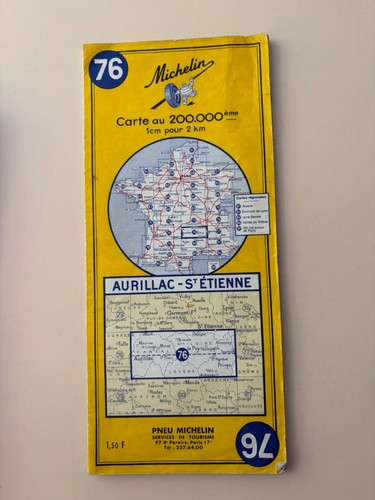 Ancienne carte michelin - ancienne,