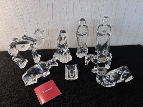 Crèche pièces cristal - crèche,
