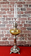 Ancienne lampe à pétrole vintage déposé 175 verre régule France complète