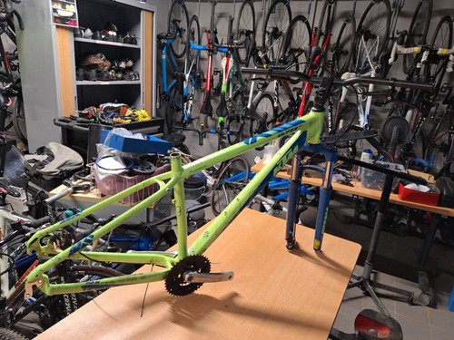 Cadre vtt aluminium - cadre,