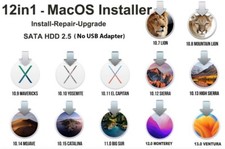 12 en1 - Mac OS installer HDD | El Capitan | HighSierra | - multilingue