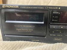 Platine double lecteur cassette PIONEER CT-W606DR auto reverse -