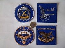 lot écussons fusilier marin commando ALAT insignes tissu collection