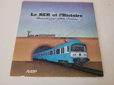 EP 45t 7"EP 45T VINYLE LE RER ET L'HISTOIRE ALAIN DECAUX  ratp FR  Etat Neuf