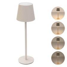 Lampe de table LED crème
