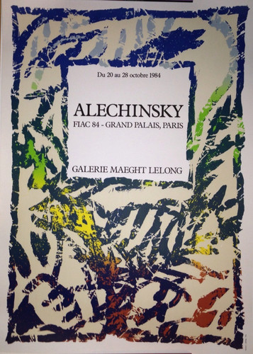 Alechinsky pierre affiche - alechinsky,