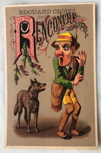 Rare chromo ancien alphabet - chromo,
