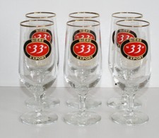 lot 6 verres à bière 33