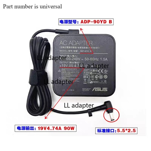 Original 19v 74a 5mm - 4.74a, 5.5mm