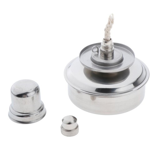 Lampe alcool acier - alcool, en