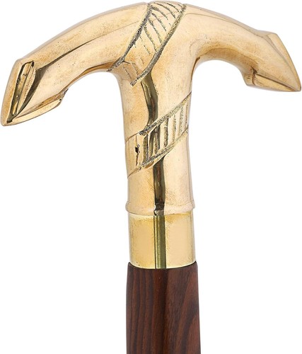 Canne bâton marche bois - de,