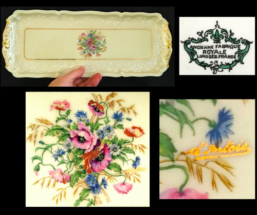 Limoges plat à cake - -,