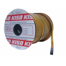 Joint de vitrage en caoutchouc alvéolaire brun - 3 x 15 mm - 100 m KISO