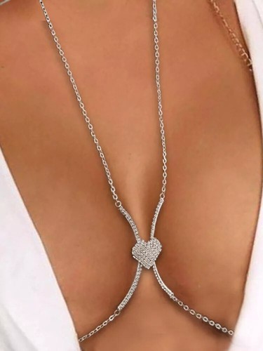 Collier long pour seins - collier,